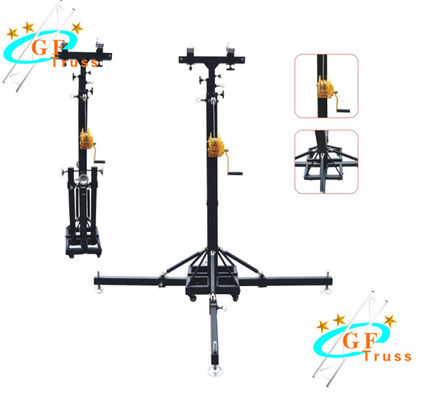 6M Black Alu 6061-T6 Crank Truss Speaker Stand لأداء جيد