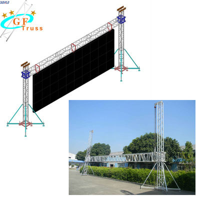 معرض شاشة LED تروس الأرضي يدعم هياكل نظام عرض تروس