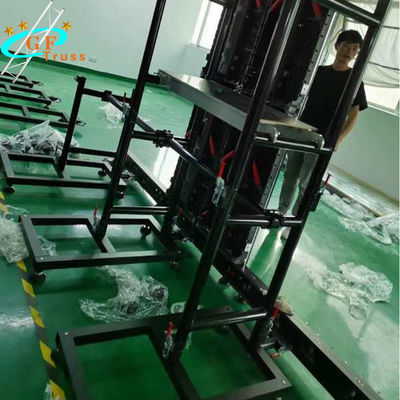 سبائك الألومنيوم 6mx7m شاشة LED تروس ل 500 * 500mm مجلس الوزراء شاشة LED عرض موقف دعم الألومنيوم