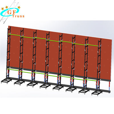 Trussing معلق LED شاشة الفيديو وظيفة الجدار داخلي p3.91