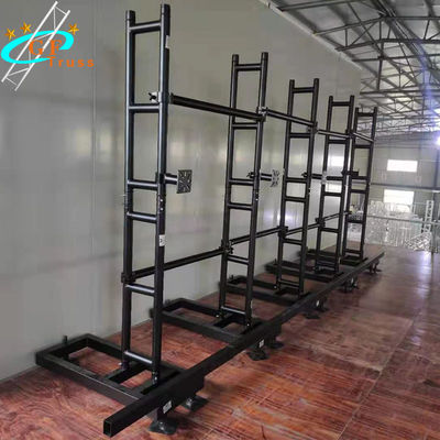 نظام دعم أرضي لجدار الفيديو LED من سبائك الألومنيوم سلم الجمالون المعلق بشاشة عرض LED
