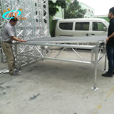 GF Aluminium Non-Slip Portable Concert Stage لمنصة الخشب الرقائقي الخارجية الكبيرة