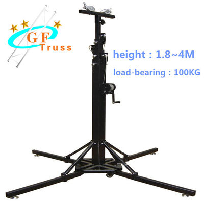 6M Black Alu 6061-T6 Crank Truss Speaker Stand لأداء جيد