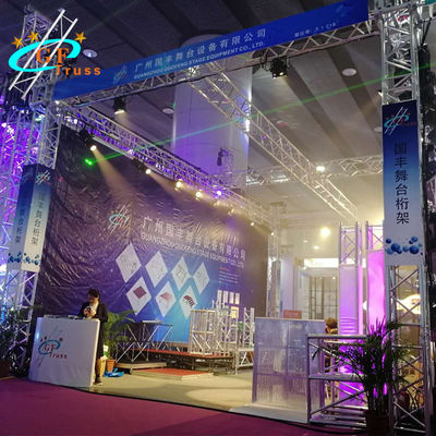 DJ Trade Exhibition Booth الألومنيوم الإضاءة تروس الهيكل الصلب
