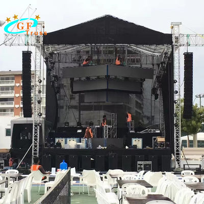 DJ Trade Exhibition Booth الألومنيوم الإضاءة تروس الهيكل الصلب