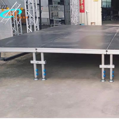 4 'X 4' نظام وحدات منصة المرحلة المحمولة مع ارتفاع قابل للتعديل الناهض
