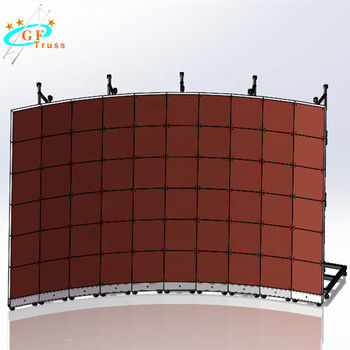 T6 LED شاشة جدار دعم وحدة الجمالون حجم 500mm * 1000mm