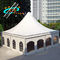 خيمة حفلات من الألومنيوم T6 بيضاء متحركة مقاس 5 × 18 م 6 × 9 م