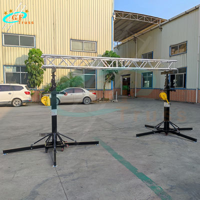 2000mm ارتفاع رفع تروس برج لتعليق مكبرات الصوت